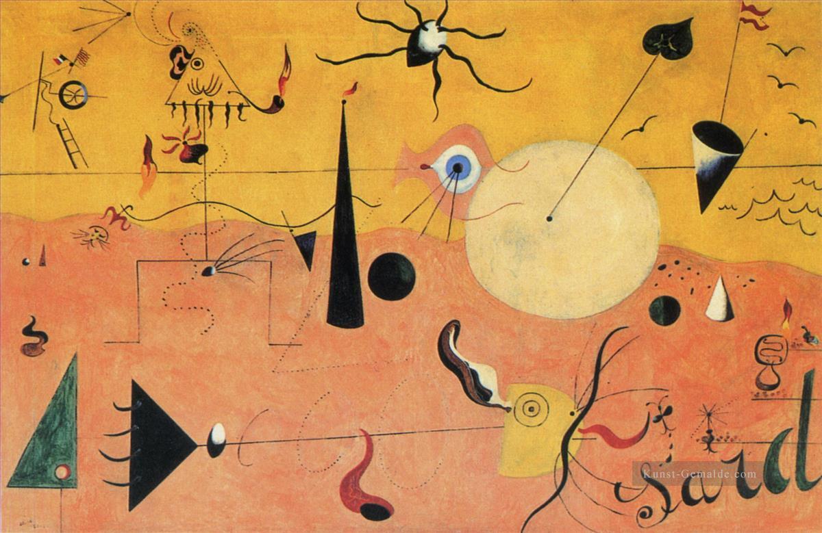 Katalanische Landschaft Joan Miró Ölgemälde